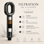 Pommeau de Douche Filtrant AEPO™ — Anti-Chlore & Anti-Calcaire - AEPOAEPO